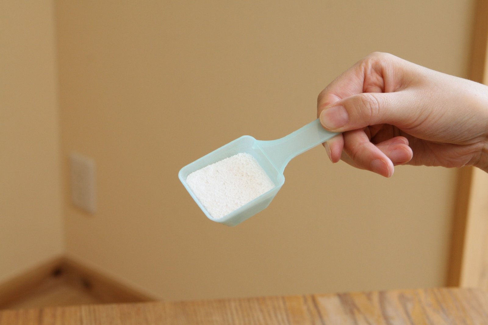 計量スプーンで使いやすい粉末タイプ