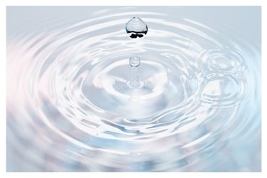 透明感のある水のイメージ